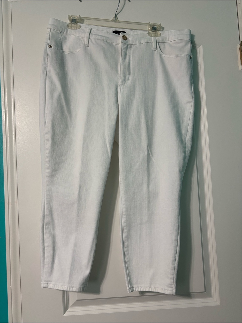 Talbots White Women's Cropped Jeggings